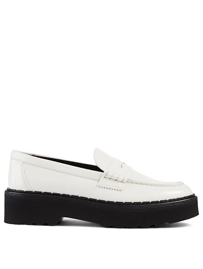 Mocassino Patent Leather Platform Loafers