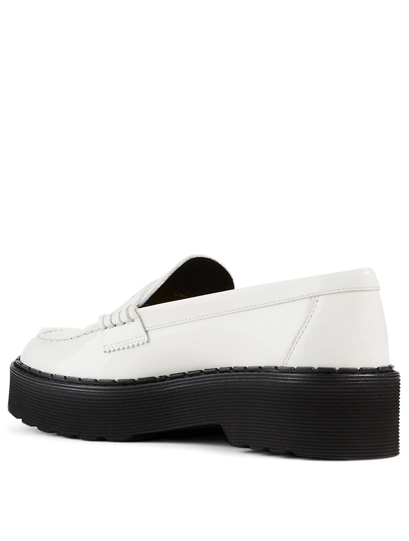 Mocassino Patent Leather Platform Loafers