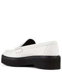 Mocassino Patent Leather Platform Loafers
