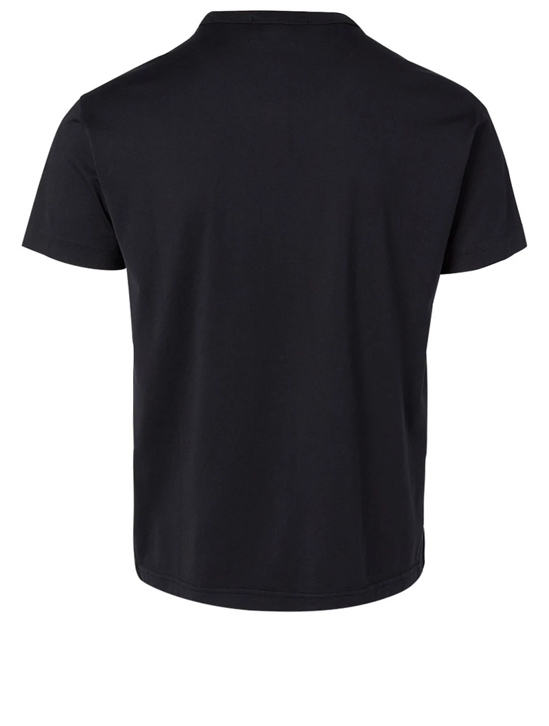 Cotton T-Shirt With Small Star