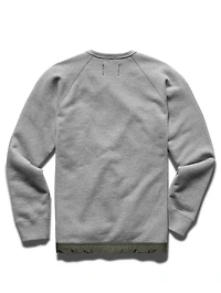 Cotton Sweatshirt With Nylon Pocket