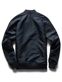 Satin Nylon Bomber Jacket