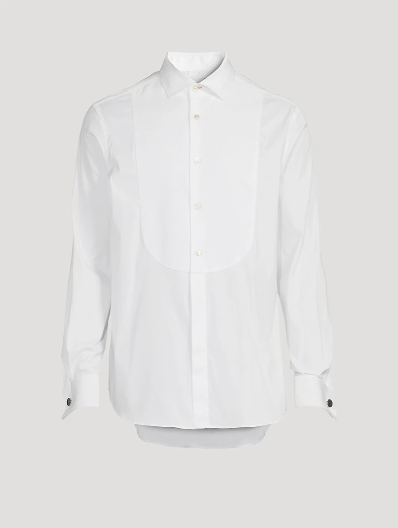 Tailored Evening Shirt With Artist Stripe Cuffs