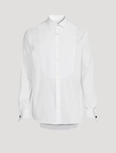 Tailored Evening Shirt With Artist Stripe Cuffs