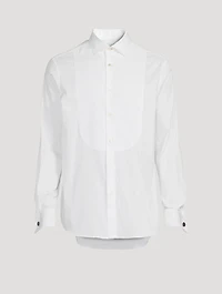 Tailored Evening Shirt With Artist Stripe Cuffs