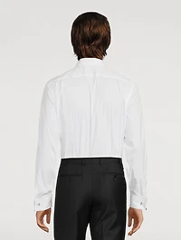 Tailored Evening Shirt With Artist Stripe Cuffs