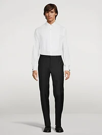 Tailored Evening Shirt With Artist Stripe Cuffs