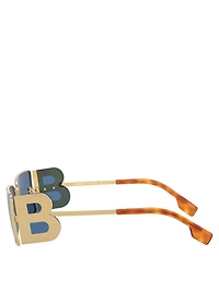 Rectangular Sunglasses With B Lens