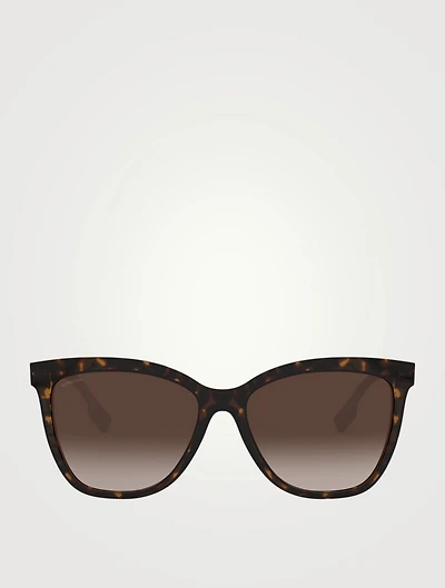 Square Sunglasses With Vintage Check