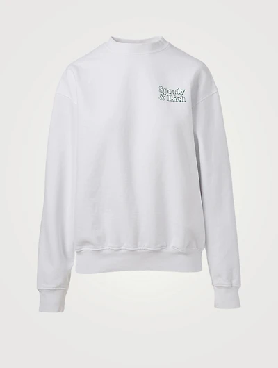 Cotton Sweatshirt With Fun Logo