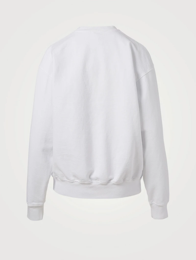 Cotton Sweatshirt With Fun Logo