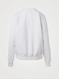 Cotton Sweatshirt With Fun Logo