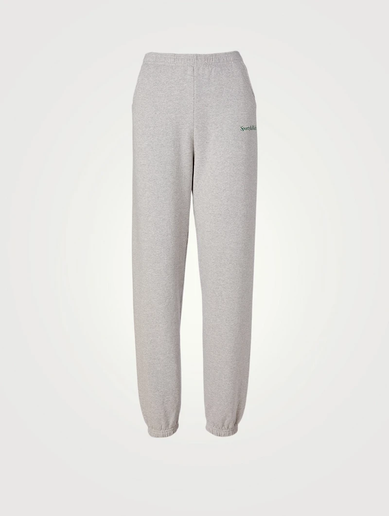 Cotton Sweatpants With Logo