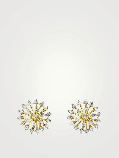 Luminus 18K Gold Earrings With Diamonds