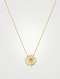 Luminus 18K Gold Snowflake Necklace With Diamonds