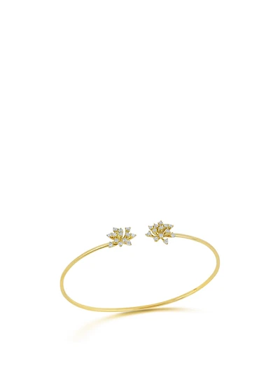 Luminus 18K Gold Snowflake Bracelet With Diamonds