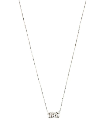 Fireworks 18K White Gold Pendant Necklace With Diamonds