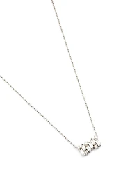 Fireworks 18K White Gold Pendant Necklace With Diamonds
