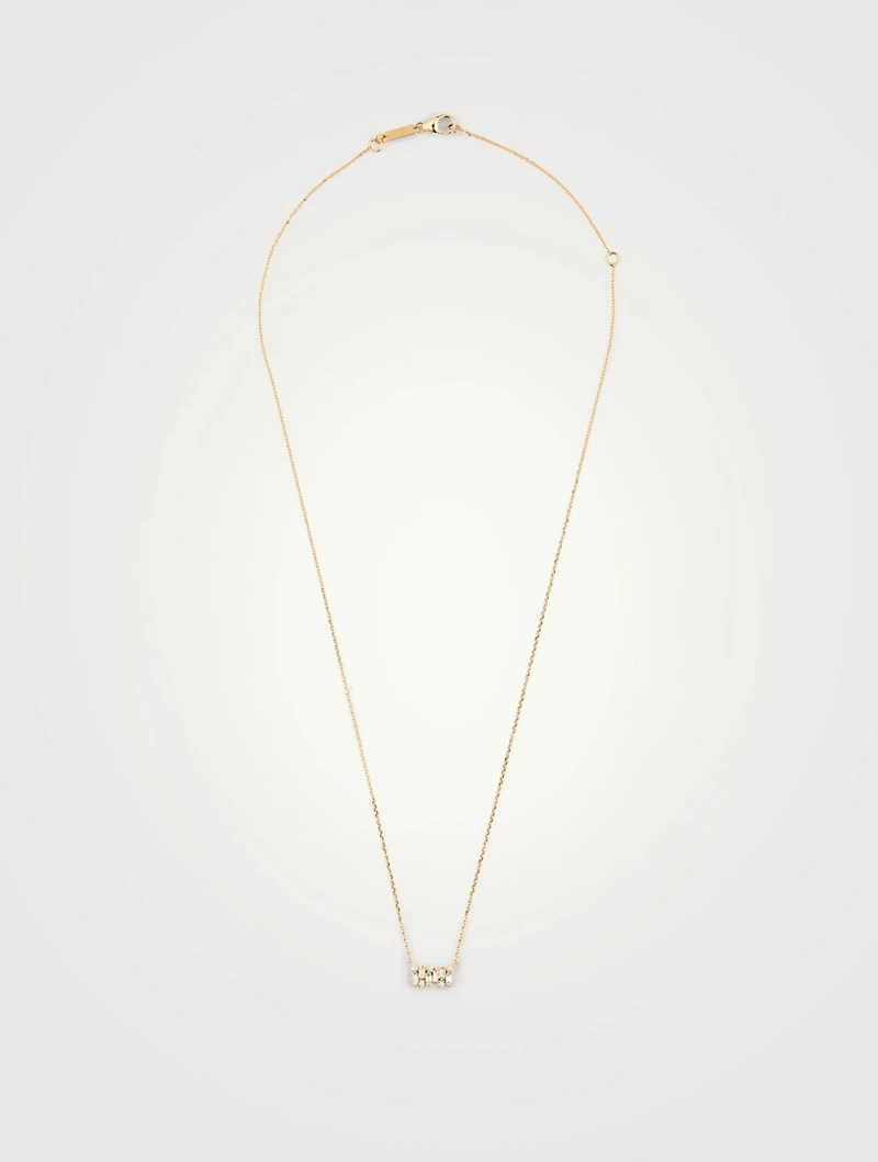 Fireworks 18K Gold Pendant Necklace With Diamonds