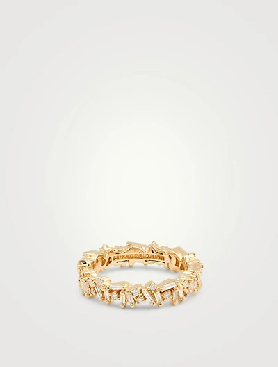 Fireworks 18K Gold Icon Eternity Band With Diamonds