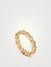 Fireworks 18K Gold Icon Eternity Band With Diamonds