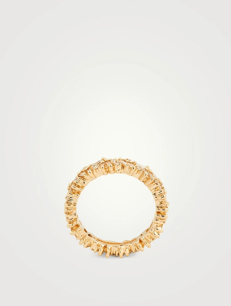 Fireworks 18K Gold Icon Eternity Band With Diamonds