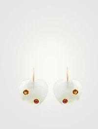 Mi Amor Mother Of Pearl Earrings