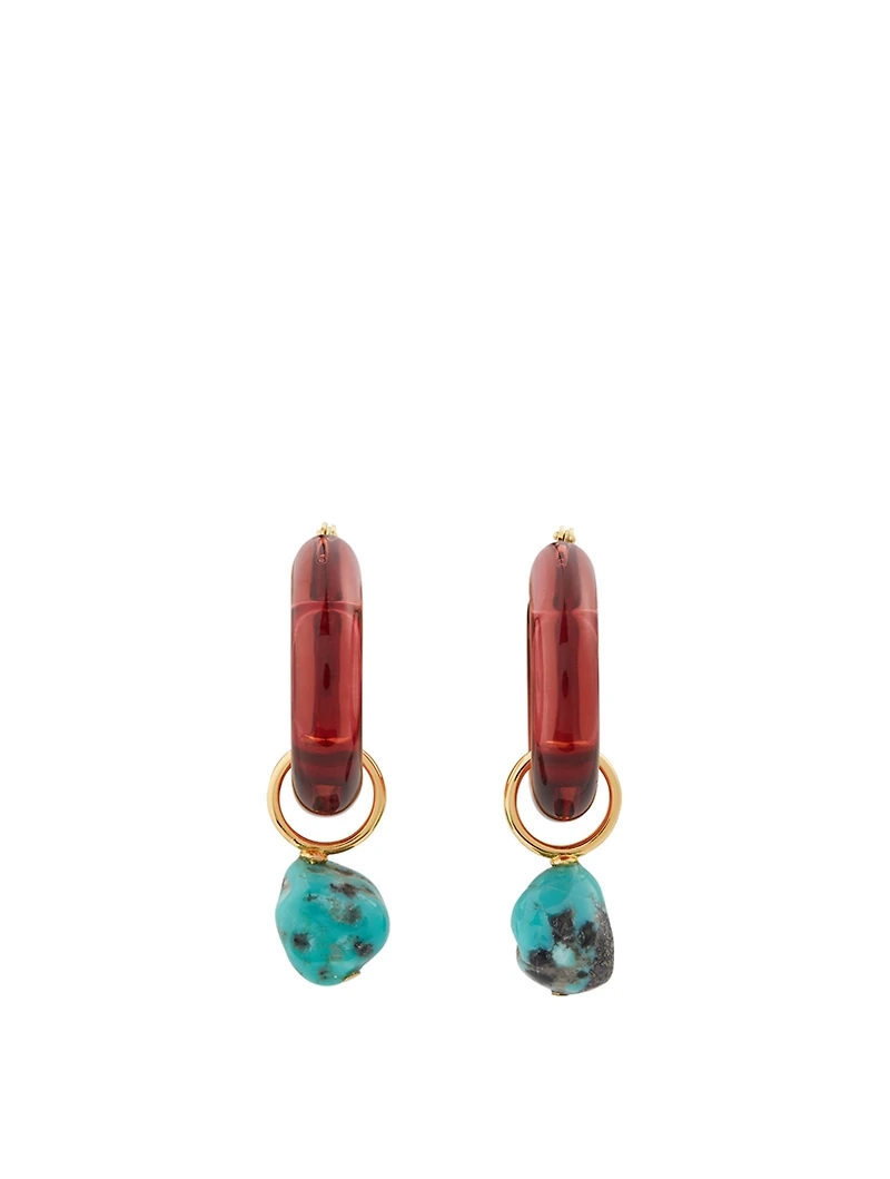 Mini Spritz Hoop Earrings