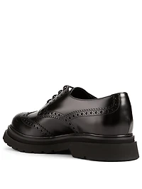 Leather Brogue Derby Shoes