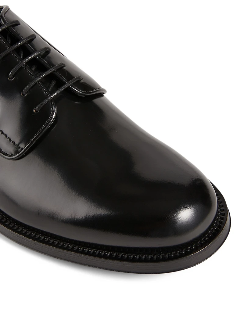 Spazzalato Leather Derby Shoes