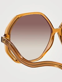 Una Geometric Sunglasses