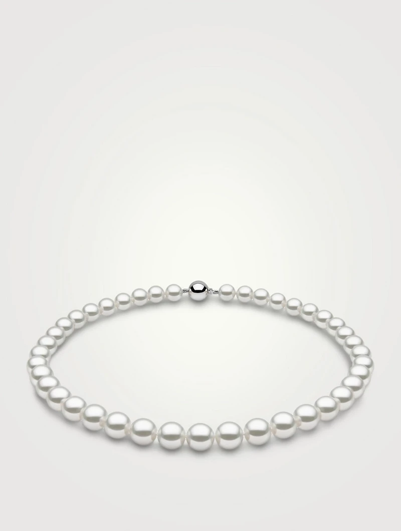 Classic 18K Gold Australian South Sea Pearl Necklace