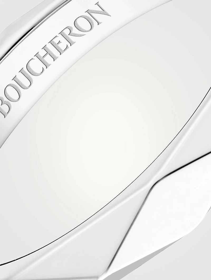 Facette Platinum Wedding Band