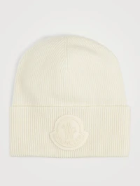 Wool And Cashmere Toque With Logo
