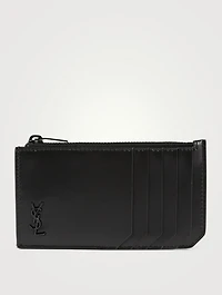 Tiny YSL Monogram Fragrments Leather Card Holder