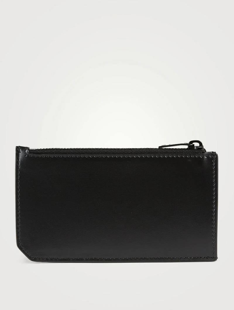 Tiny YSL Monogram Fragrments Leather Card Holder