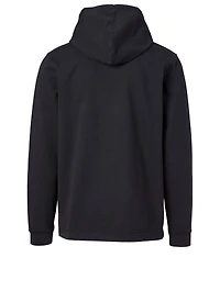 Cotton Hoodie With Reverse Logo