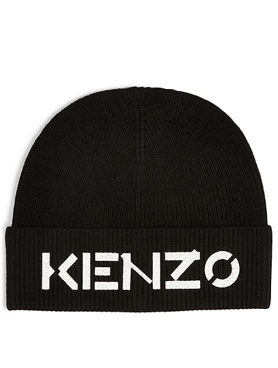 Wool Toque With Painted Logo