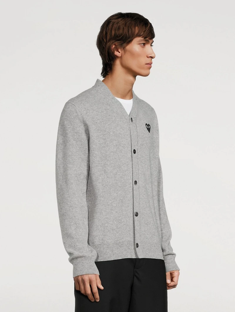 Wool V-Neck Cardigan