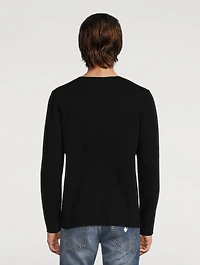 Wool Long-Sleeve Sweater