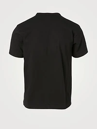 Cotton T-Shirt With Overlapping Heart