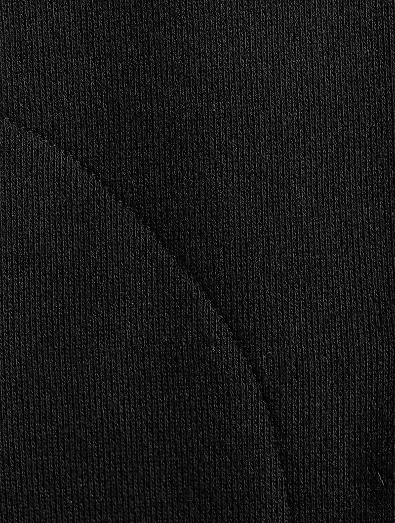 Cotton Zip Hoodie With Overlapping Heart