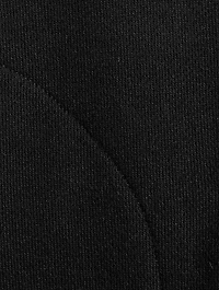 Cotton Zip Hoodie With Overlapping Heart