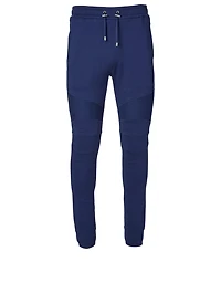 Cotton Sweatpants With Rubber Logo