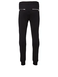 Cotton Sweat Pants With Foil Logo