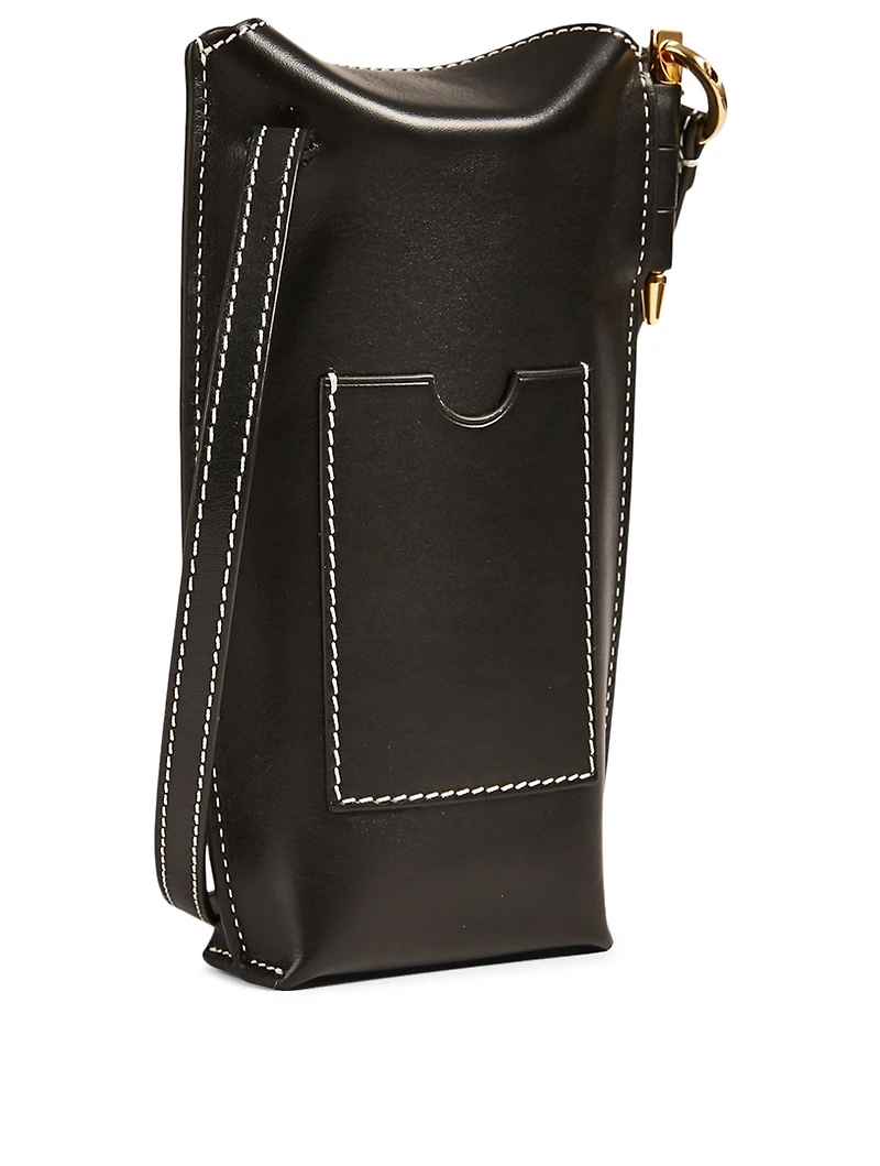 Mini Gate Pocket Leather Crossbody Bag