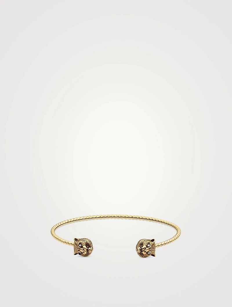 Le Marché Des Merveilles 18K Gold Cuff Bracelet