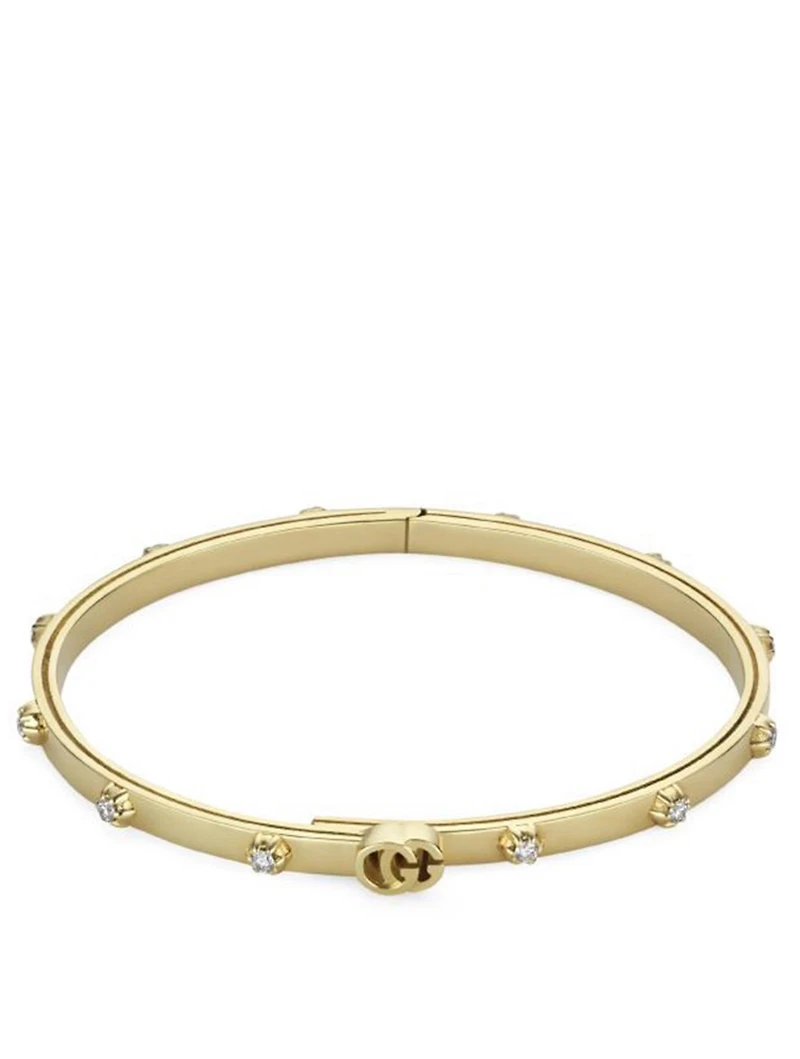 GG Running 18K Gold Bangle Bracelet