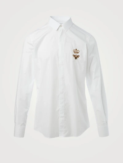 Cotton Slim-Fit Shirt With Patch