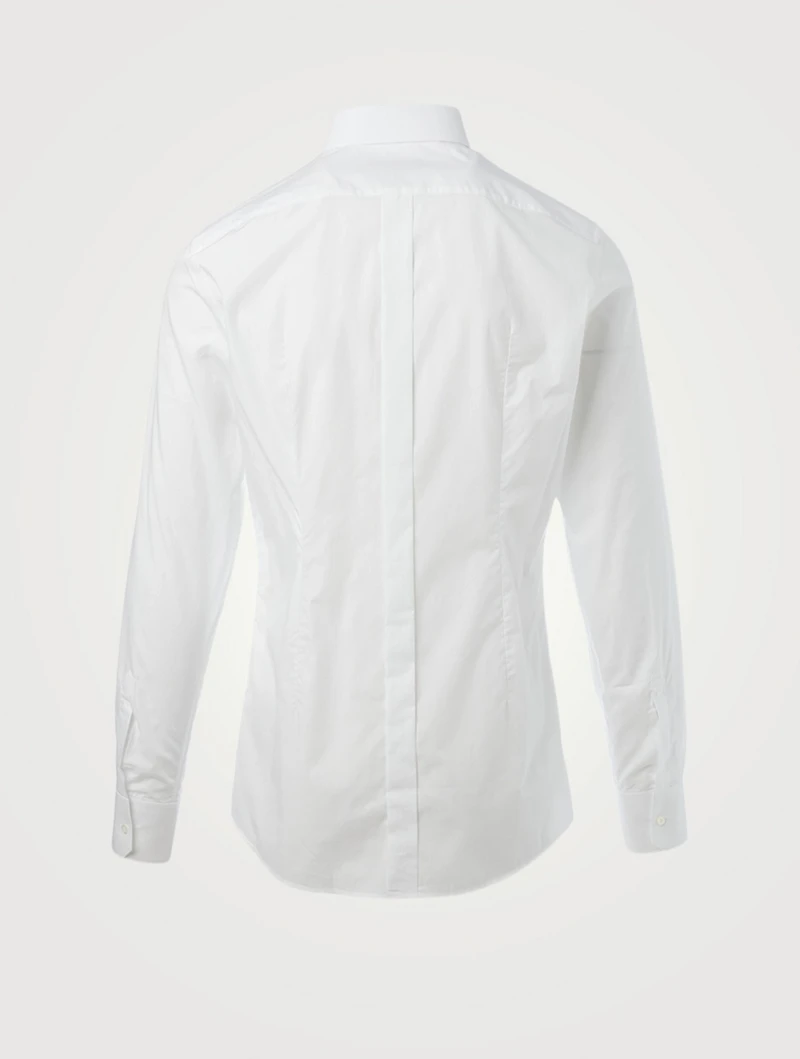Cotton Slim-Fit Shirt With Patch